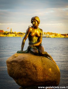 Kopenhag deniz kızı portre