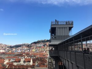 Lizbon gezi rehberi santa justa manzara