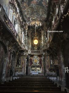 The Asam Church interior